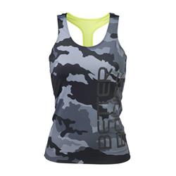 Athlete T-back, Grey camo