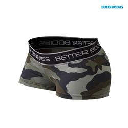 Fitness hotpant, Green Camo