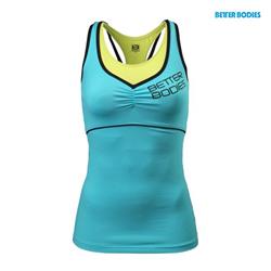 2-layer logo top, Aqua blue