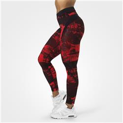 High Line Tights, Scarlet red