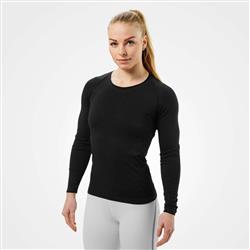 Nolita Seamless Longsleeve, Black melange