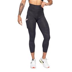 High Waist Leggings, Black Camo