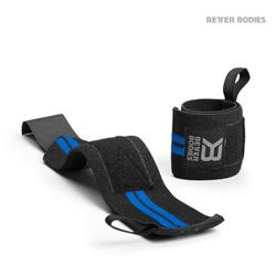 Elastic wrist wraps, Black/blue