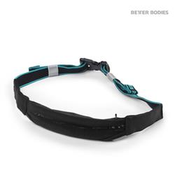 Zip belt, Black/aqua