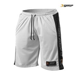 No1 Mesh Shorts, White/Black