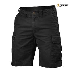 Rough Cargo Shorts, Wash black