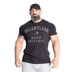 Relentless Skull Tee, Wash black